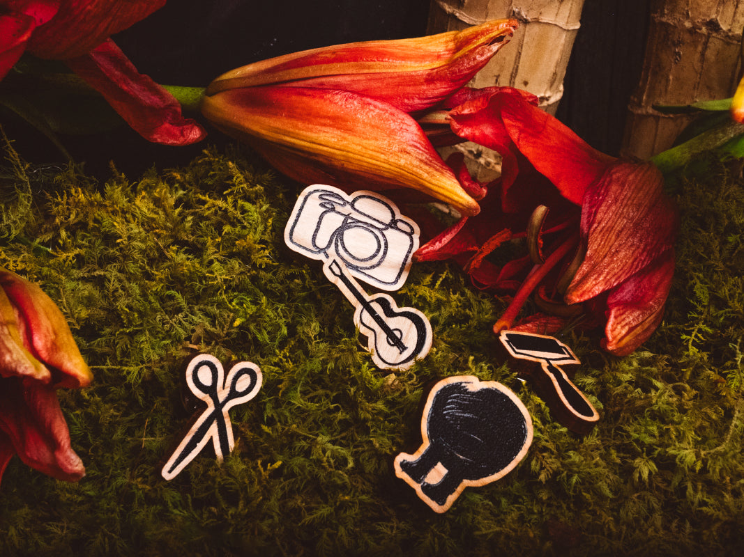 Caldera Wood Pin Set